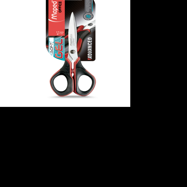 TIJERA CMANGO PLAST. 6.75-17CM SOFTGEL ADV. BL.C124192